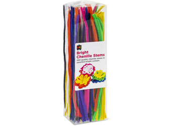 Chenille Stems Bright 30cm Pk 200