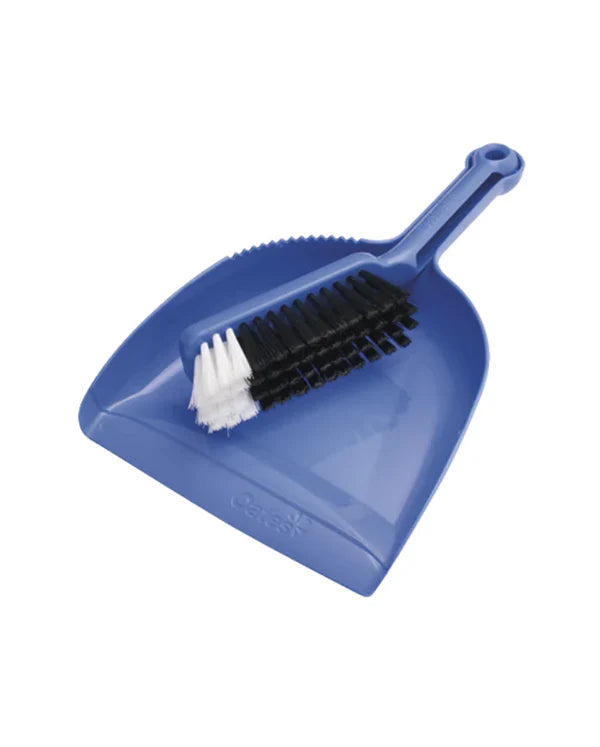 Oates Dustpan & Bannister Set - Blue