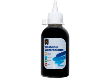 Washable Watercolours 250mL Black