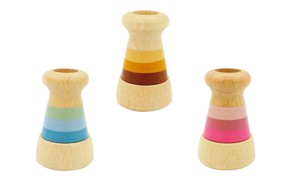 Calm & Breezy Wooden Prism Assorted