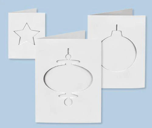 Cards and Envelopes Xmas Cut-Outs 30pk