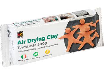 Air Drying Clay 500g Terracotta