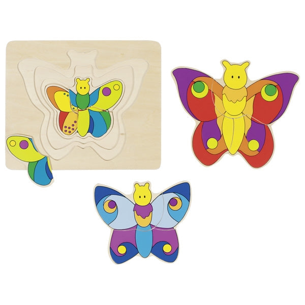 Goki Layered Puzzle Butterfly