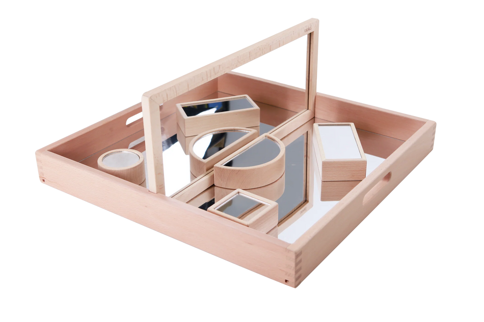 Vivaio Mirror Tray and Block Set
