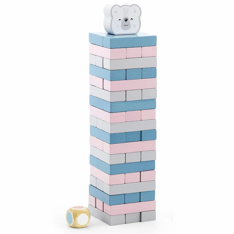 PolarB Wooden Stacking Block Tower
