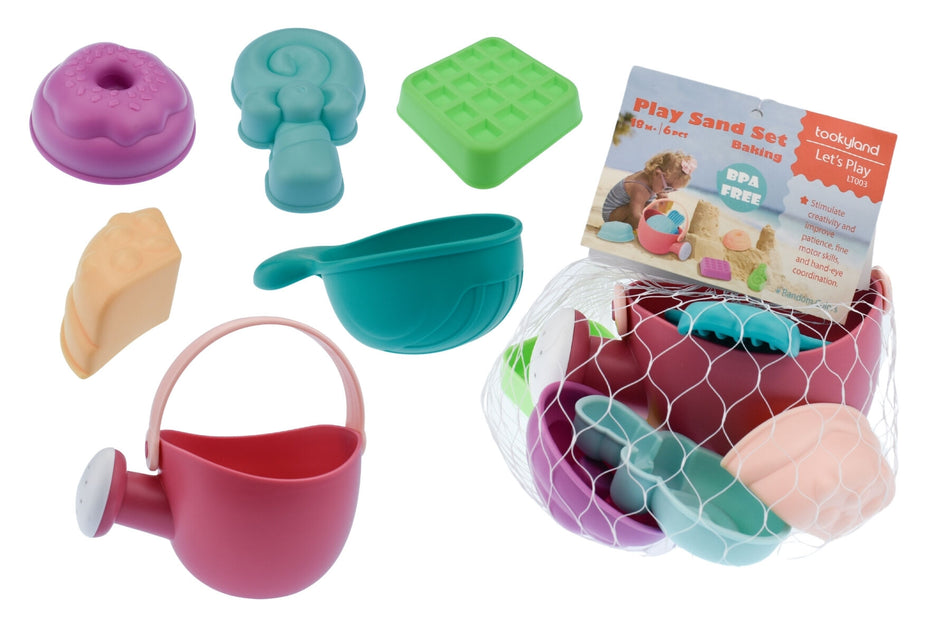 Let's Play Sand Baking Set 6pc