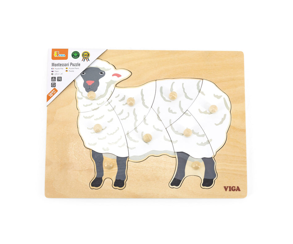 Viga Montessori Puzzle Sheep