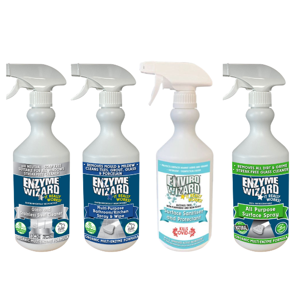 Enzyme Wizard Empty Bottles 750ml x 4 set