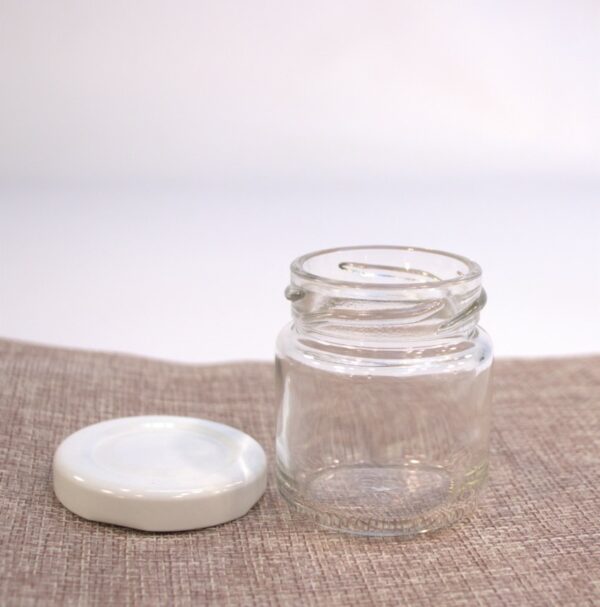 Sedulus Artisan Wood Paint Jar Holder and 3 Jars