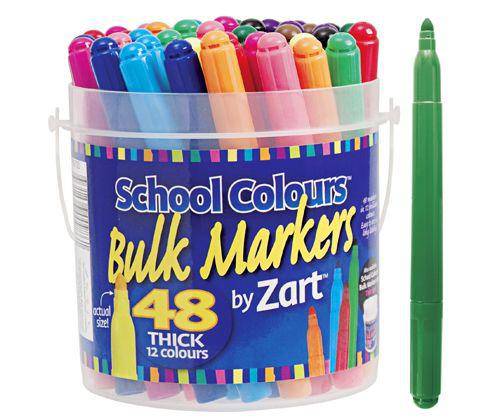 School Markers Coloured 48's