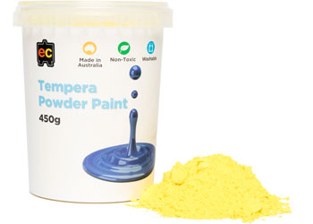 Tempera Powder Paint 450gm Yellow