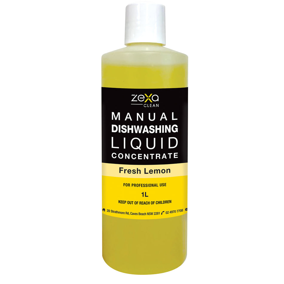 Zexa Manual Dishwashing Liquid Fresh Lemon 1L
