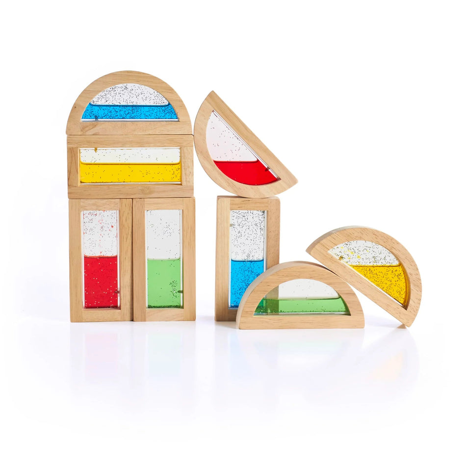 Guidecraft Rainbow Blocks Shimmering Water