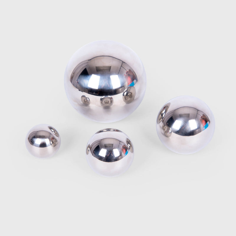 Tickit Sensory Steel Silver Balls 4pk