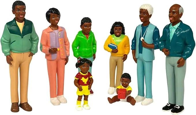 Miniland Figurines African Family 8pc