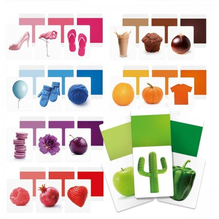 Headu Montessori Flashcards Colours