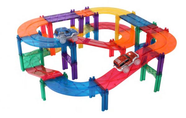 Jenjo Magnetic Car Track Set 108pcs