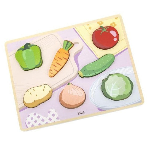 Viga Chunky Puzzle Vegetables