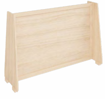 Edu-Fun Room Divider Solid Panel 127cm x 57cm H