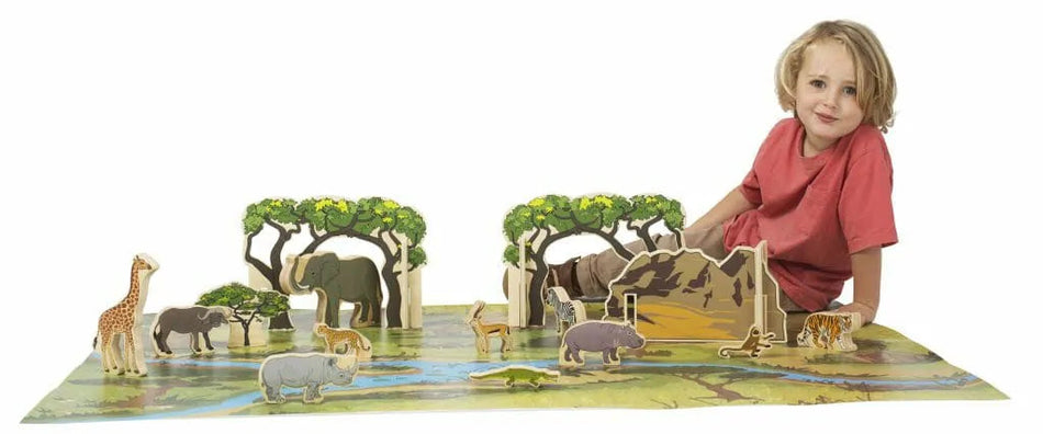 Freckled Frog Animals in the Wild Playmat