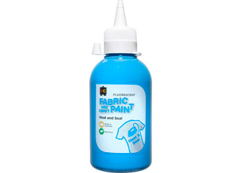 EC Fluorescent Fabric & Craft Paint 250mL Blue