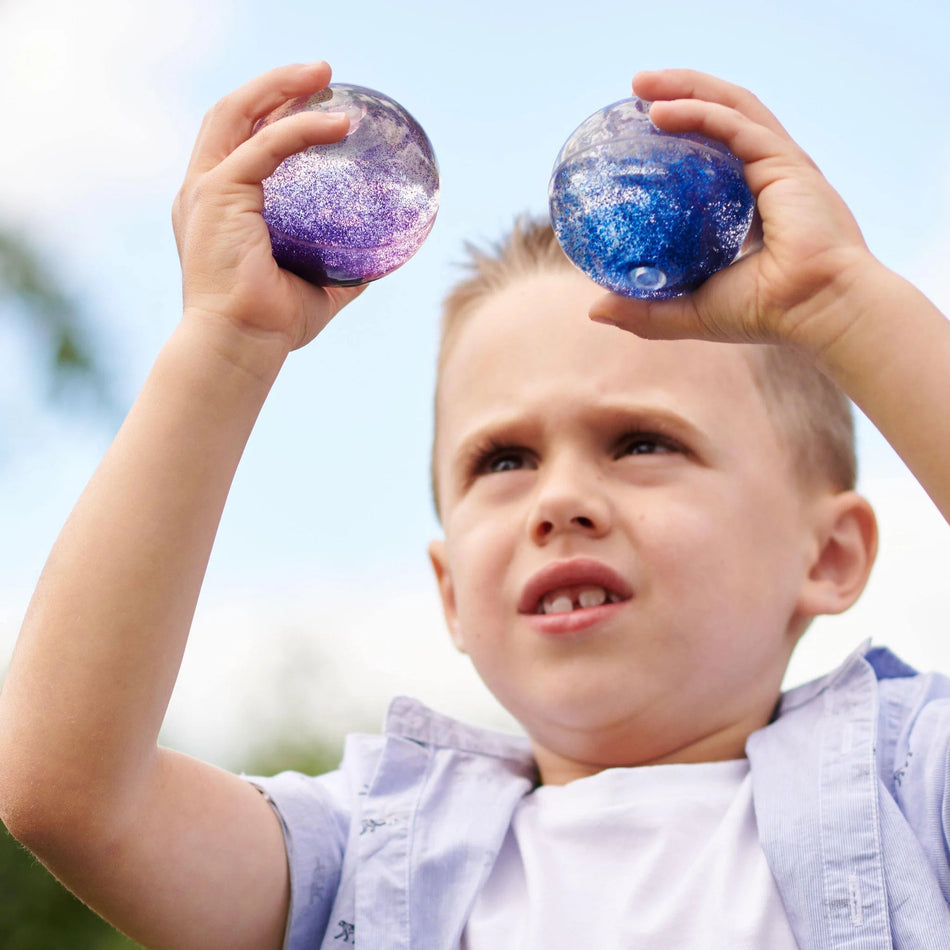 Tickit Sensory Rainbow Glitter Balls 7pc
