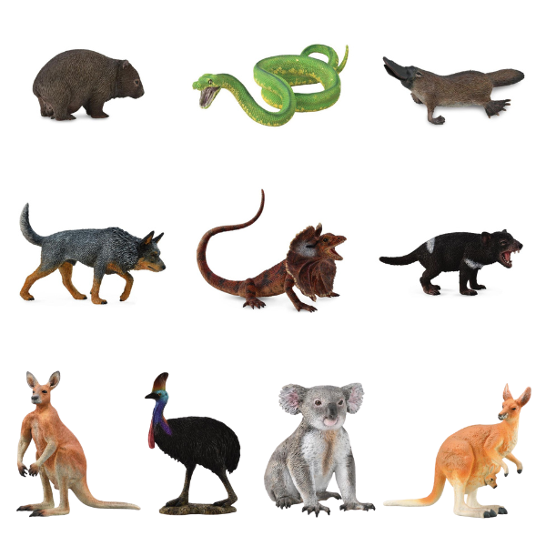 Australian Animals Tub 10pc