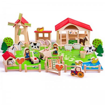 Bigjigs Toys Play Farm