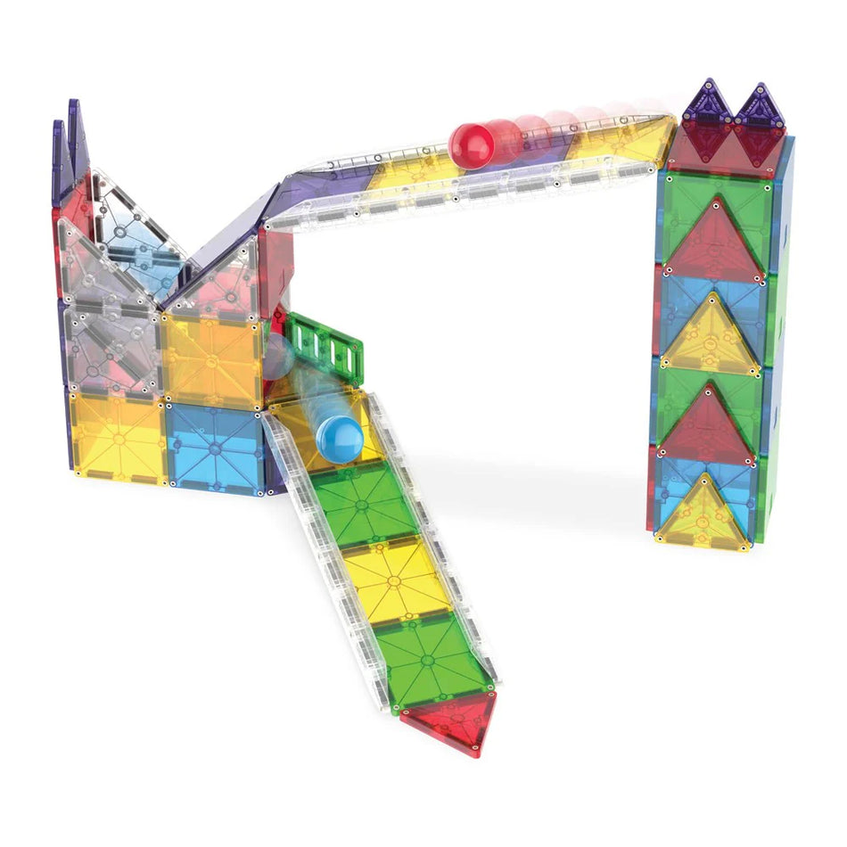 MAGNA-TILES Rail Racers Deluxe 90 Piece