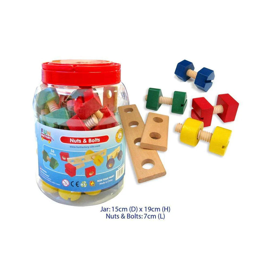 Fun Factory Nuts & Bolts in Jar 56pc