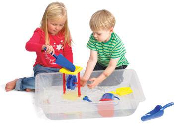 Clear Sand and Water Tray