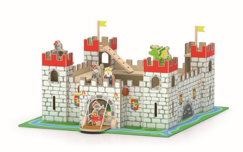Viga Wooden Castle Playset